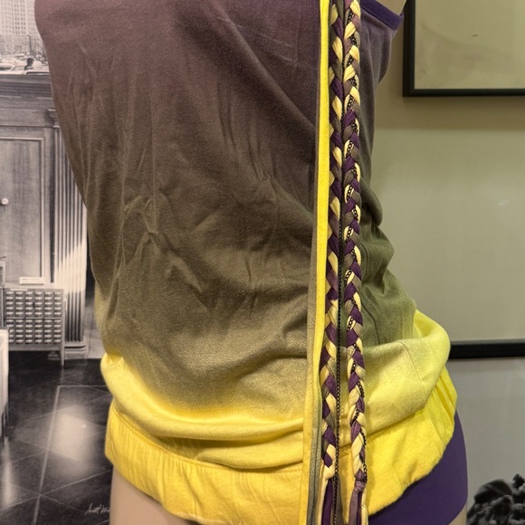 Sample Piece Gradient Racerback Tank Top. - Picture 3 of 6